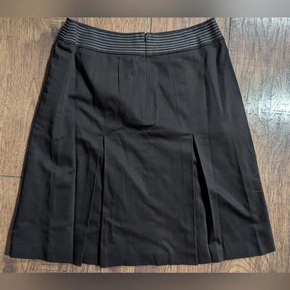 Jones New York Suit Women's Black Lab Coat & Skirt White Accent Size 4 Vintage - Picture 16 of 16